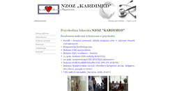Desktop Screenshot of kardimed.mnet.pl